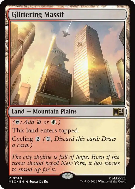 Glittering Massif (Surge Foil) (249) [Marvel Super Heroes Commander]