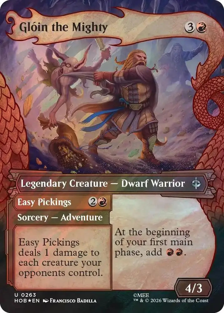 Gloin the Mighty (Showcase) (Surge Foil) (263) [The Hobbit]