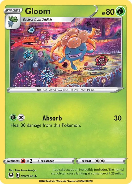 Gloom (002/196) [Sword & Shield: Lost Origin] - Pokemon Single