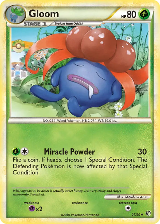 Gloom (27/90) [HeartGold & SoulSilver: Undaunted] - Pokemon Single