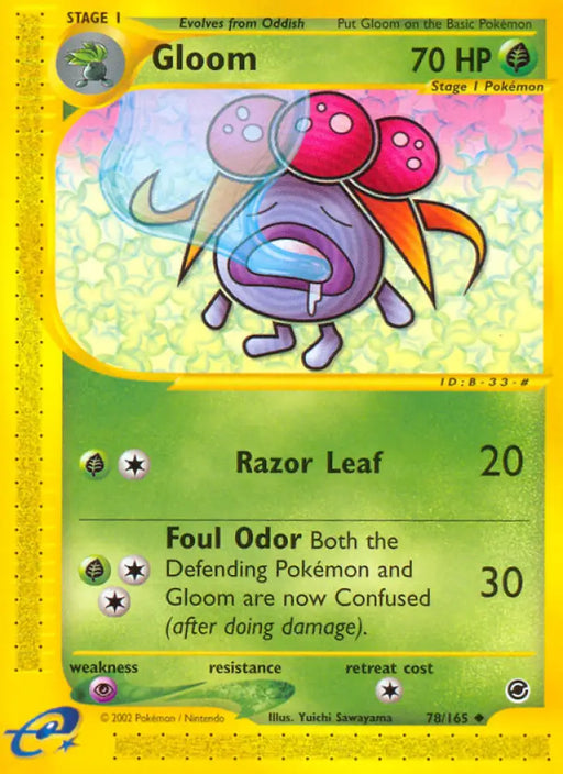 Gloom (78/165) [Expedition: Base Set] - Pokemon Single