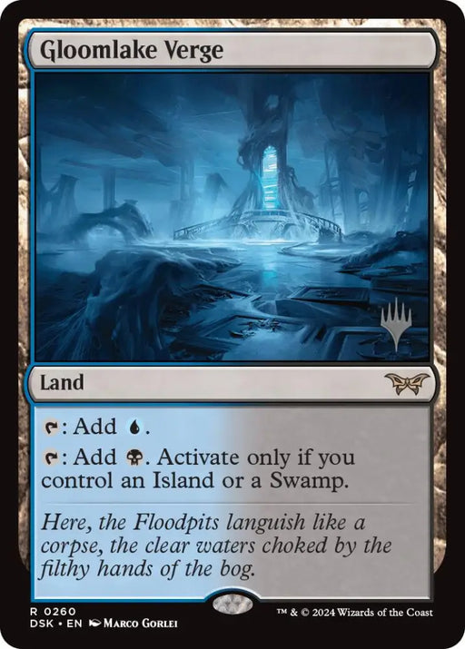 Gloomlake Verge (Promo Pack) [Duskmourn: House of Horror Promos] - MTG Single