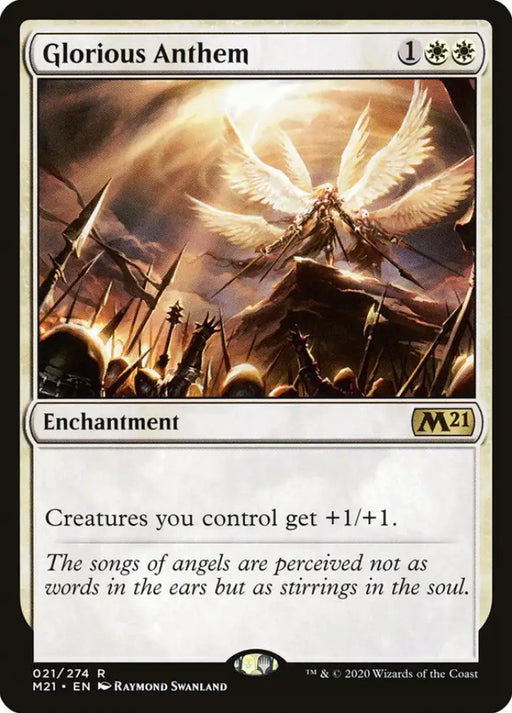 Glorious Anthem [Core Set 2021] - MTG Single