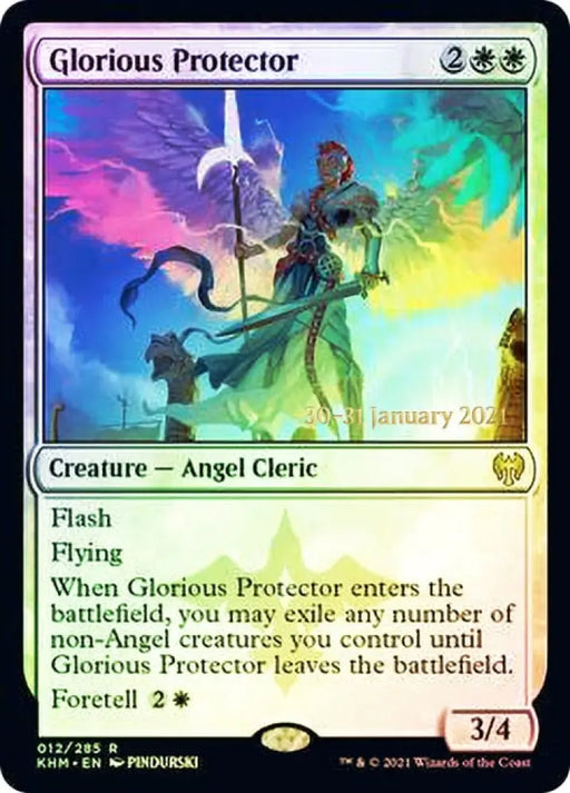 Glorious Protector [Kaldheim Prerelease Promos] - MTG Single