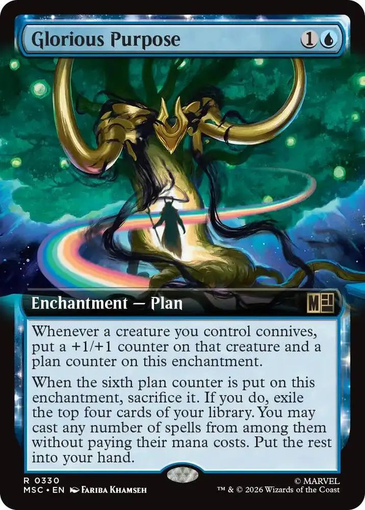 Glorious Purpose (Extended Art) (330) [Marvel Super Heroes Commander]