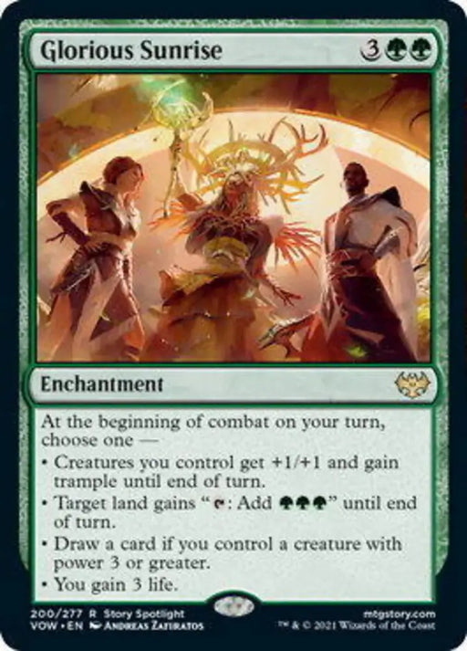 Glorious Sunrise [Innistrad: Crimson Vow] - MTG Single
