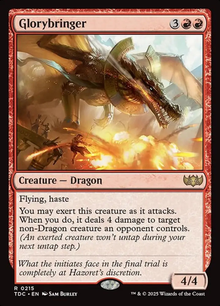 Glorybringer (215) [Tarkir: Dragonstorm Commander]