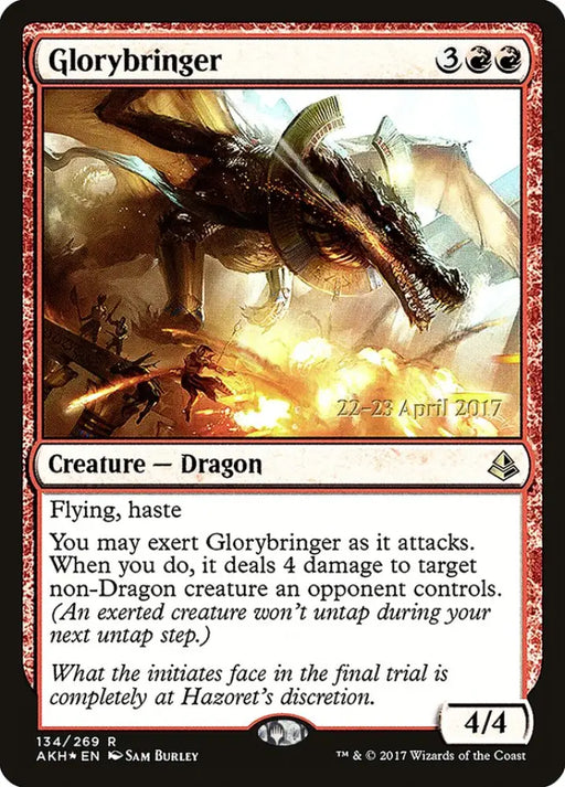 Glorybringer [Amonkhet Prerelease Promos] - MTG Single