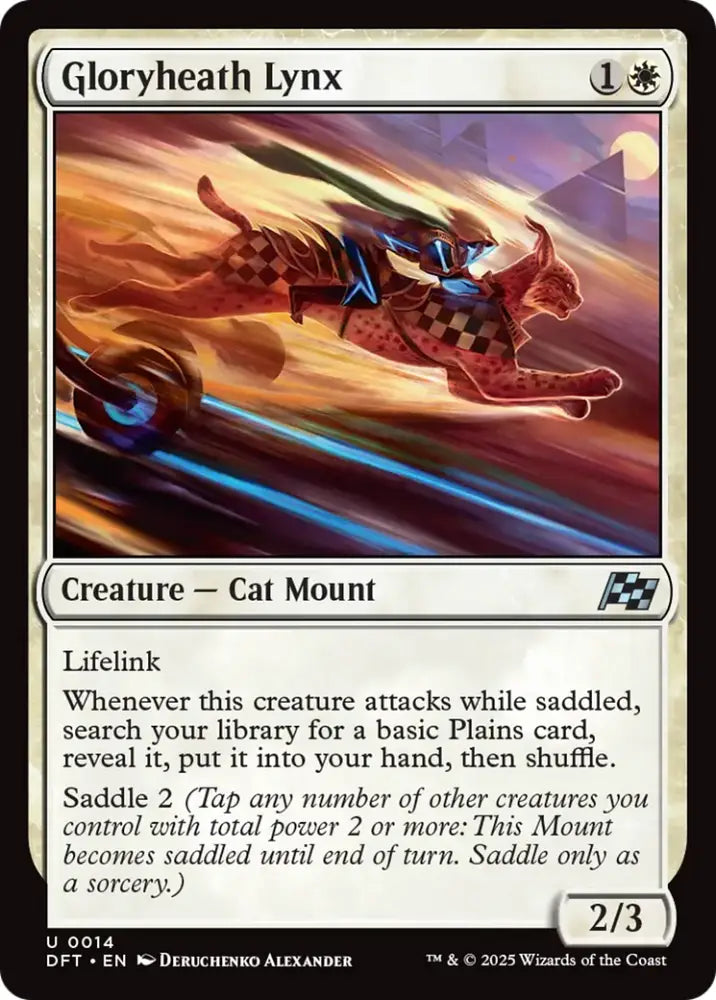 Gloryheath Lynx [Aetherdrift] - MTG Single