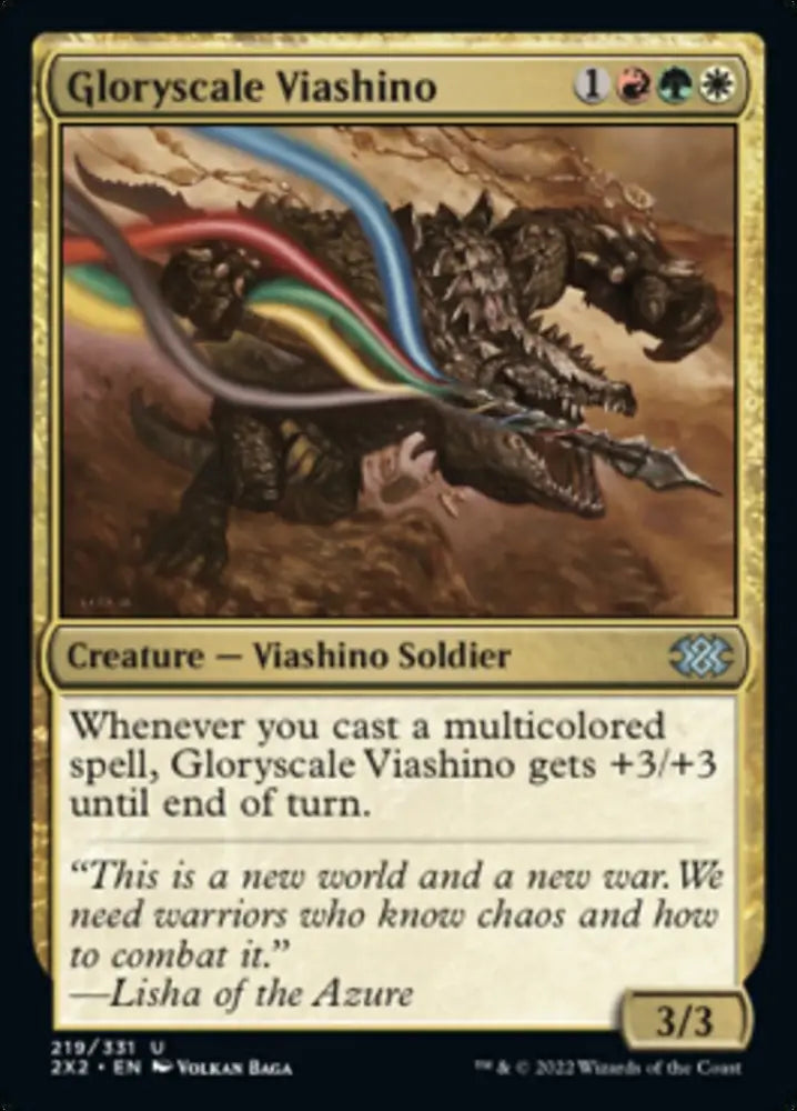 Gloryscale Viashino [Double Masters 2022] - MTG Single