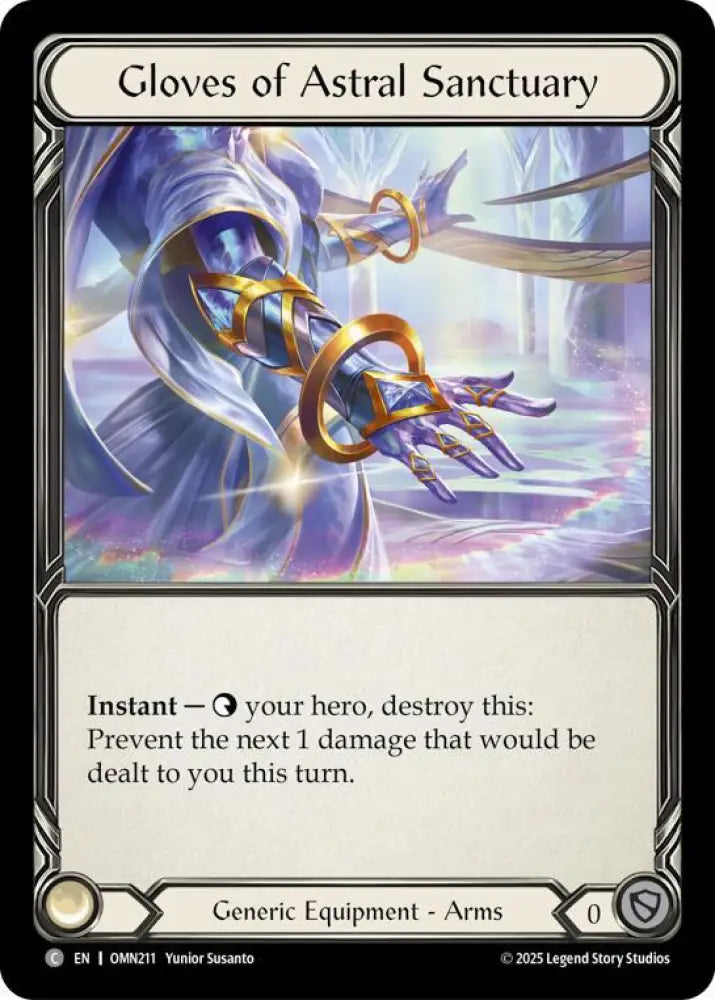 Gloves Of Astral Sanctuary (OMN211) [Omens of the Third Age]