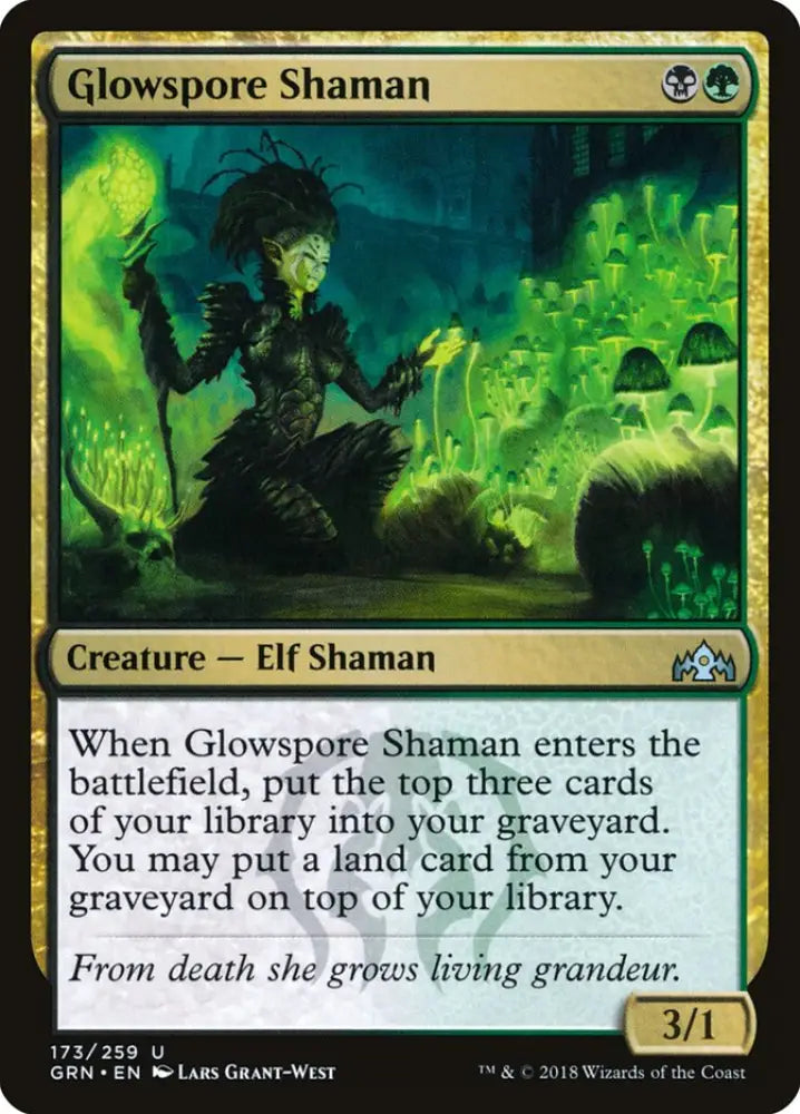 Glowspore Shaman [Guilds of Ravnica] - MTG Single
