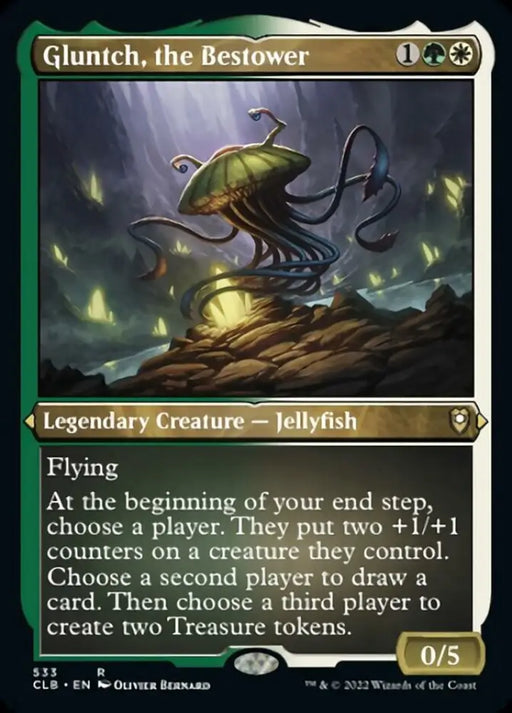 Gluntch the Bestower (Foil Etched) [Commander Legends: Battle for Baldur’s Gate] - MTG Single