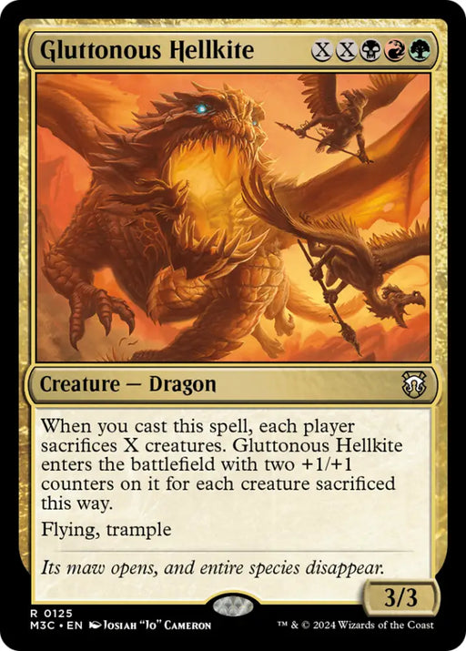 Gluttonous Hellkite [Modern Horizons 3 Commander] - MTG Single