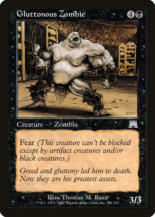 Gluttonous Zombie [Onslaught] - MTG Single