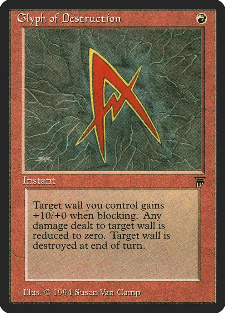 Glyph of Destruction [Legends] - MTG Single