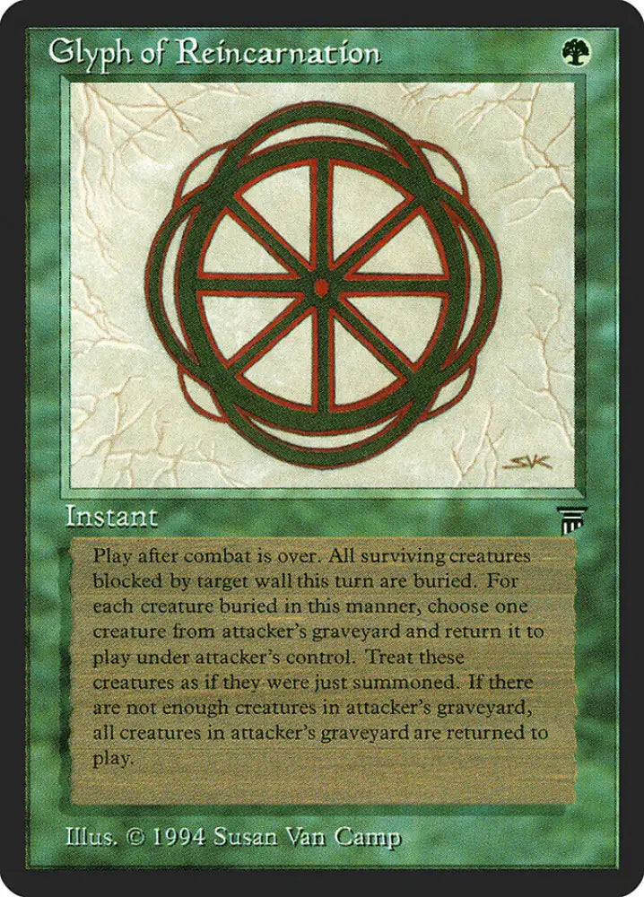 Glyph of Reincarnation [Legends] - MTG Single