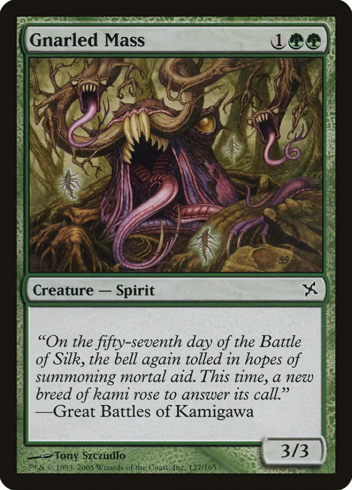 Gnarled Mass [Betrayers of Kamigawa] - MTG Single