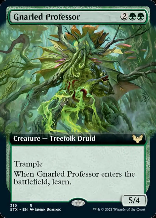 Gnarled Professor (Extended Art) [Strixhaven: School of Mages] - MTG Single