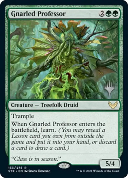 Gnarled Professor (Promo Pack) [Strixhaven: School of Mages Promos] - MTG Single