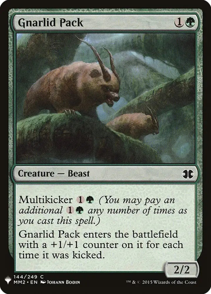 Gnarlid Pack [Mystery Booster] - MTG Single