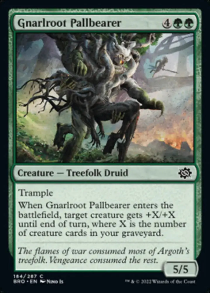 Gnarlroot Pallbearer [The Brothers’ War] - MTG Single