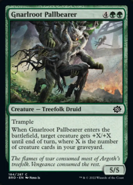 Gnarlroot Pallbearer [The Brothers’ War] - MTG Single
