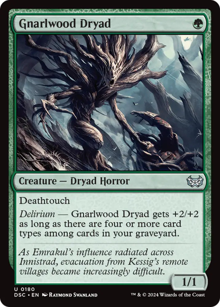 Gnarlwood Dryad [Duskmourn: House of Horror Commander] - MTG Single