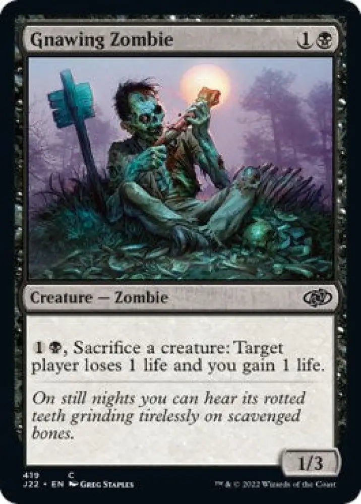 Gnawing Zombie [Jumpstart 2022] - MTG Single