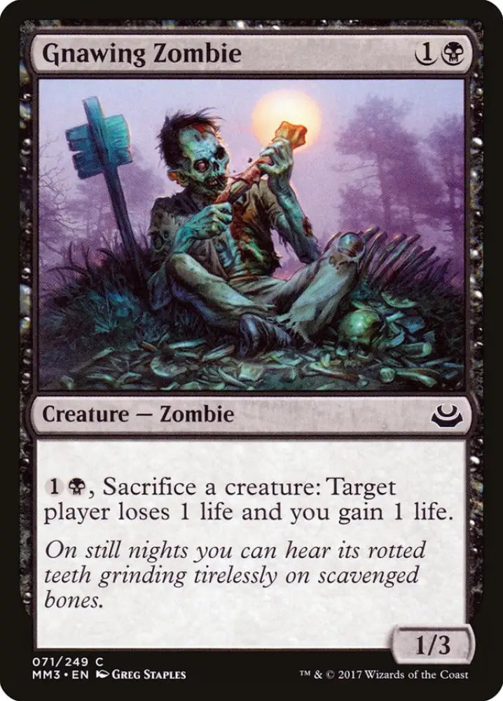 Gnawing Zombie [Modern Masters 2017] - MTG Single
