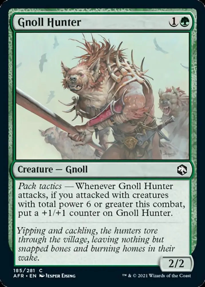 Gnoll Hunter [Dungeons & Dragons: Adventures in the Forgotten Realms] - MTG Single