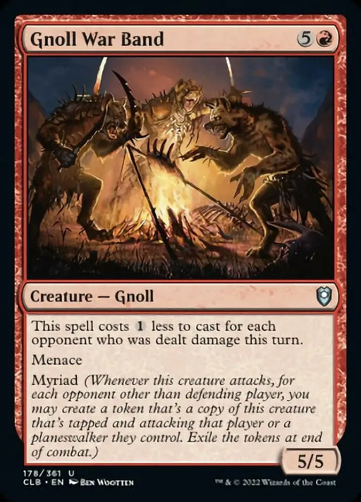 Gnoll War Band [Commander Legends: Battle for Baldur’s Gate] - MTG Single