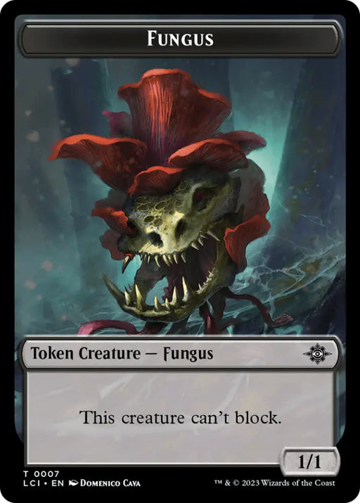 Gnome // Fungus Double-Sided Token [The Lost Caverns of Ixalan Tokens] - MTG Single