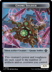 Gnome // Gnome Soldier Double-Sided Token [The Lost Caverns of Ixalan Tokens] - MTG Single