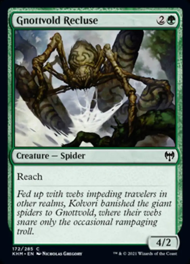 Gnottvold Recluse [Kaldheim] - MTG Single