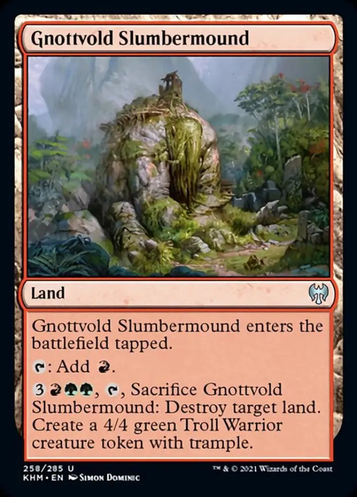 Gnottvold Slumbermound [Kaldheim] - MTG Single