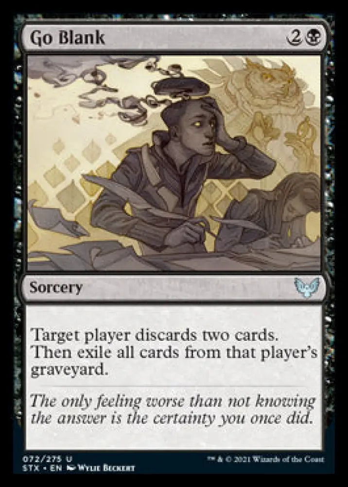 Go Blank [Strixhaven: School of Mages] - MTG Single