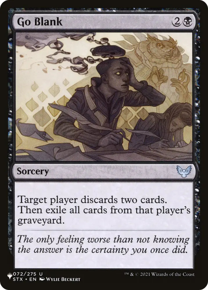 Go Blank [The List] - MTG Single
