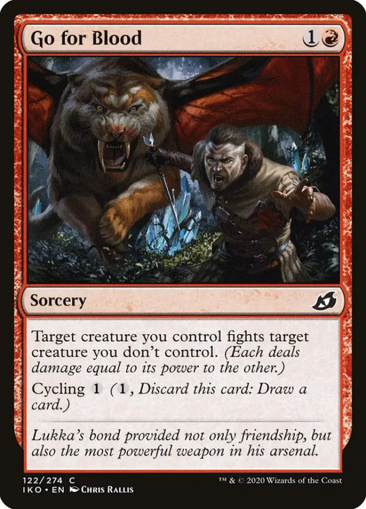 Go for Blood [Ikoria: Lair of Behemoths] - MTG Single