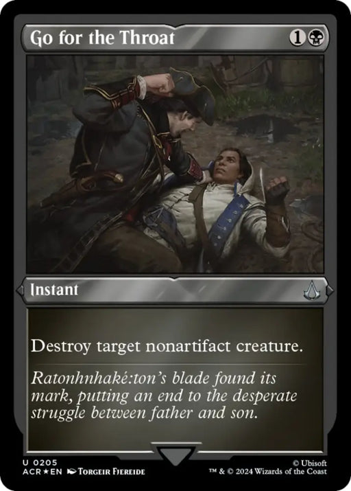 Go for the Throat (Foil Etched) [Assassin’s Creed] - MTG Single