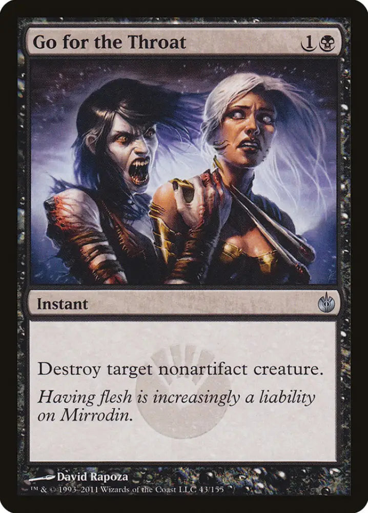 Go for the Throat [Mirrodin Besieged] - MTG Single