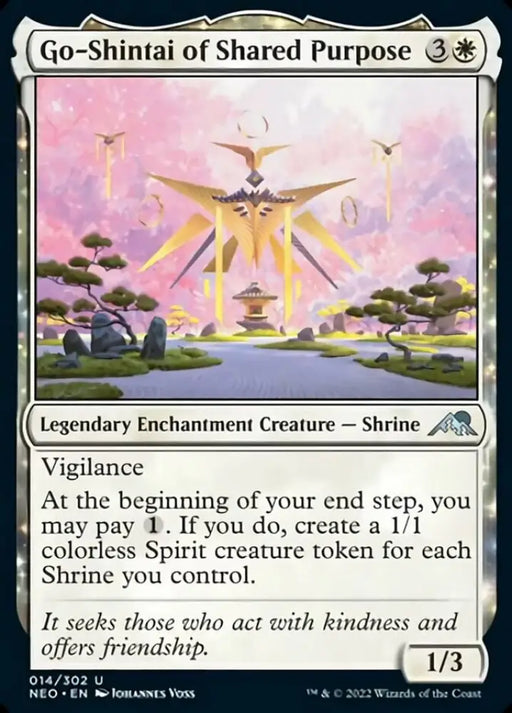 Go-Shintai of Shared Purpose [Kamigawa: Neon Dynasty] - MTG Single