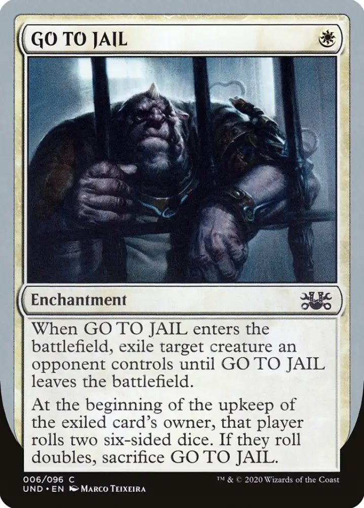 GO TO JAIL [Unsanctioned] - MTG Single