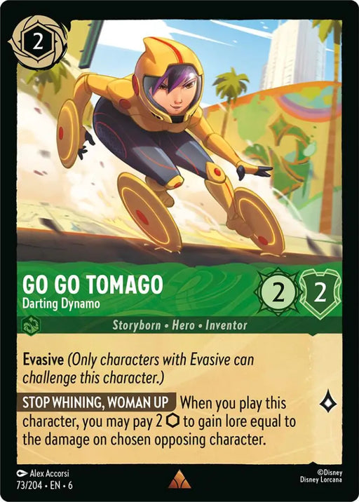 Go Go Tomago - Darting Dynamo (73/204) [Azurite Sea] - Lorcana Single