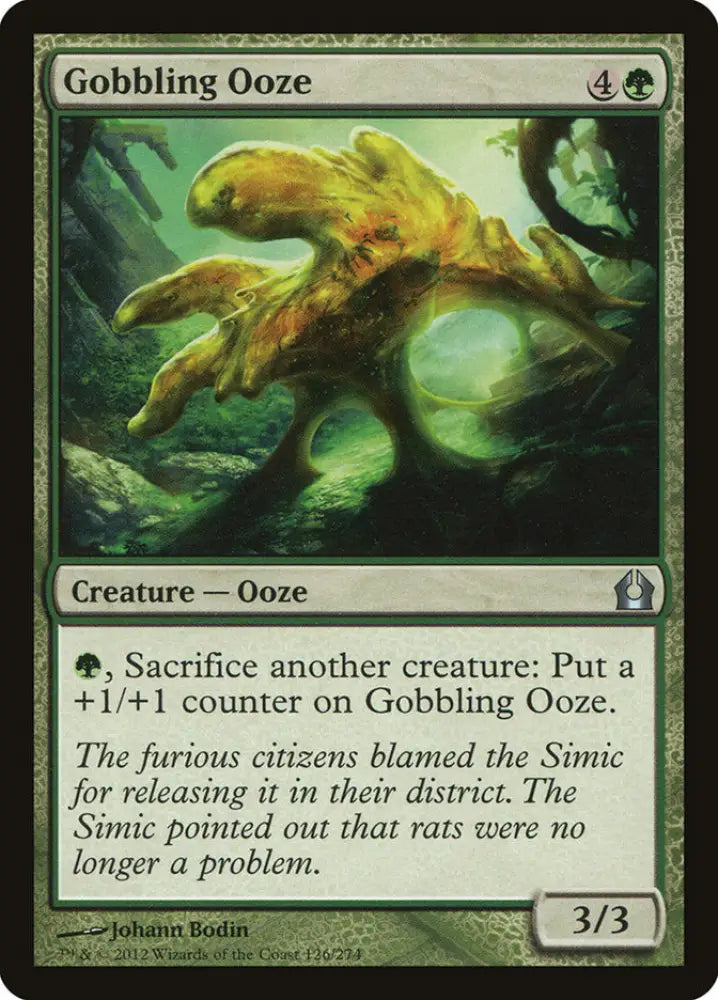 Gobbling Ooze [Return to Ravnica] - MTG Single