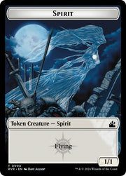 Goblin (0008) // Spirit (0004) Double-Sided Token [Ravnica Remastered Tokens] - MTG Single