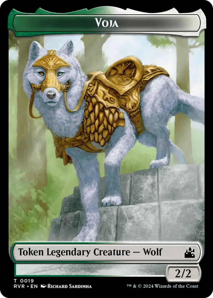 Goblin (0008) // Voja Double-Sided Token [Ravnica Remastered Tokens] - MTG Single