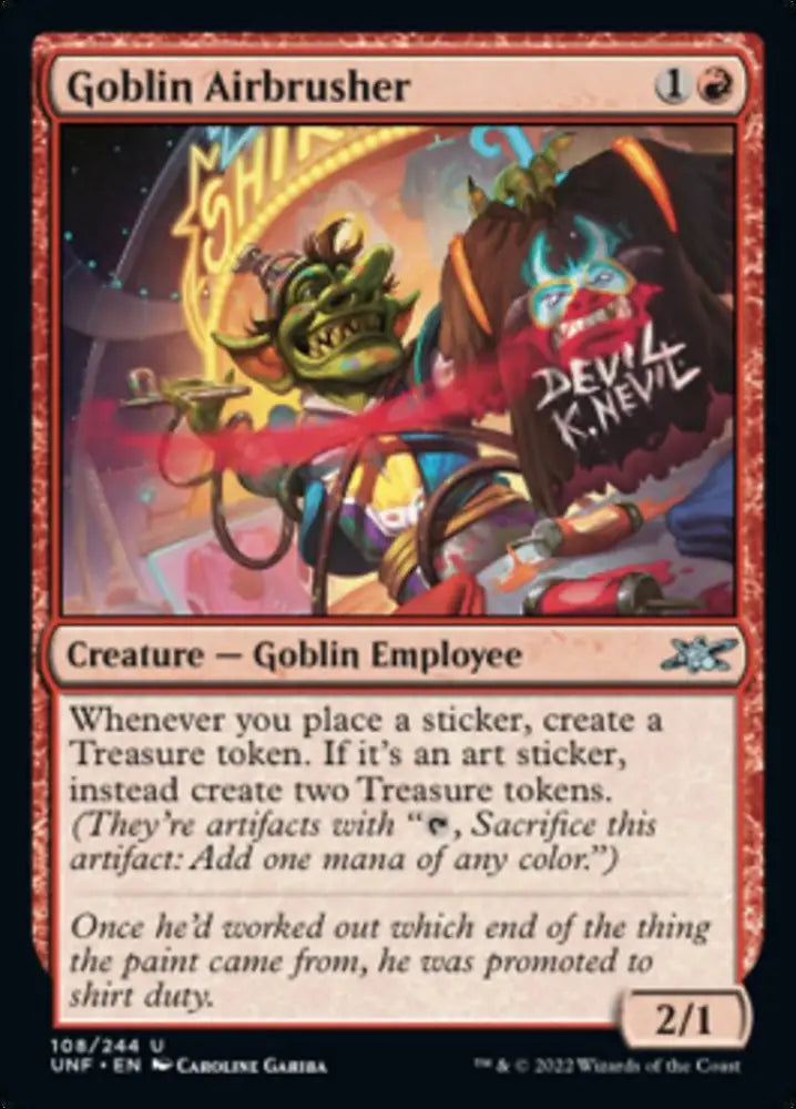 Goblin Airbrusher [Unfinity] - MTG Single