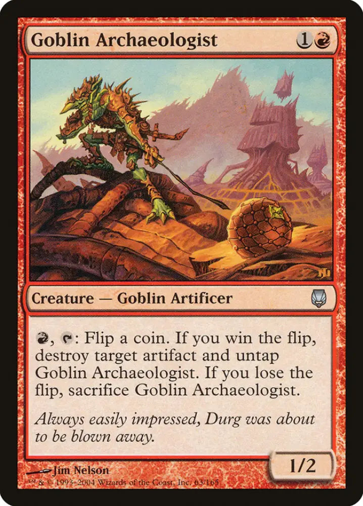 Goblin Archaeologist [Darksteel] - MTG Single