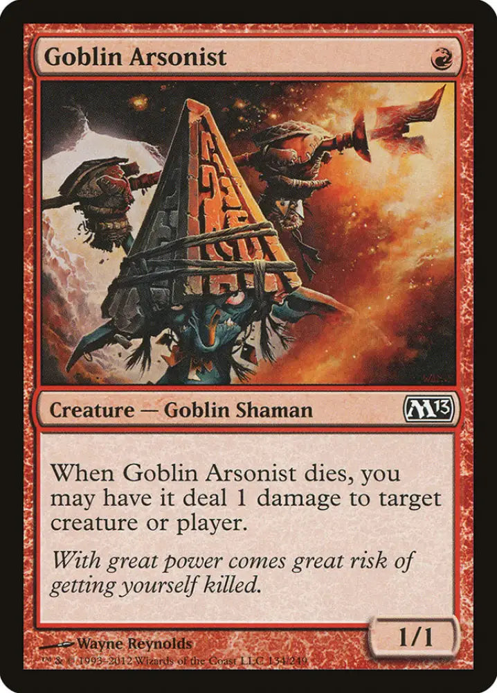 Goblin Arsonist [Magic 2013] - MTG Single